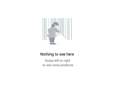 Google Shopping, empty state