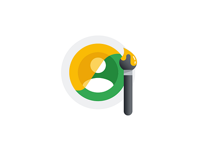 Make Google Yours, Google account account brush google icon illustration paint profile
