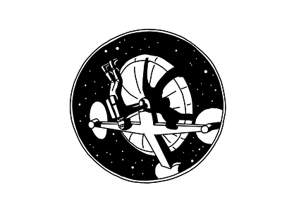 Radar. 2001: A space Odyssey app art astronaut cosmos doodle doodleart drawing illustration illustrator ipad kubrick procreate radar sketch space space odyssey spaceman