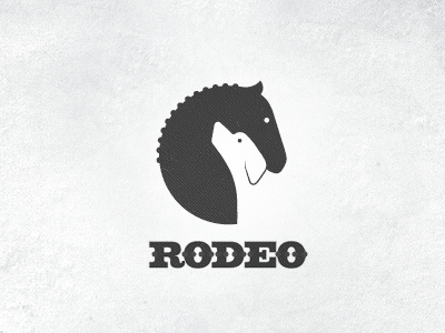 Stables | Dogs training center cowboy dog dogs horse horses logotype mark negative negative space logo riding rodeo space stables symbol todytod typography west