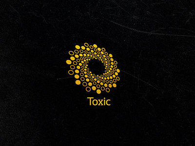 Toxic Logo Design brand branding logo logo mark logotype mark poison toxic yellow