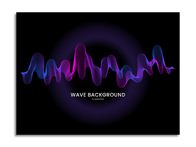 Wave Background abstrack background abstract branding design design logo graphic design illustration logo vector wallpaper wave wave background