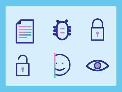 Privacy/GDPR ish icons for Nucleus.ac icons materialui privacy privacy policy