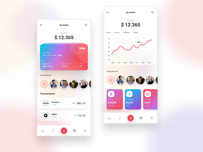 Finance App Concept app card concept design finance payment transaction ui ux