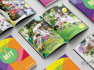 School Year Book Design book branding design graphic design indonesia jakarta layout logo school ui