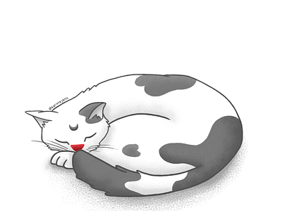 gato #2 animals illustrated art cat cats colorpalette design illustration