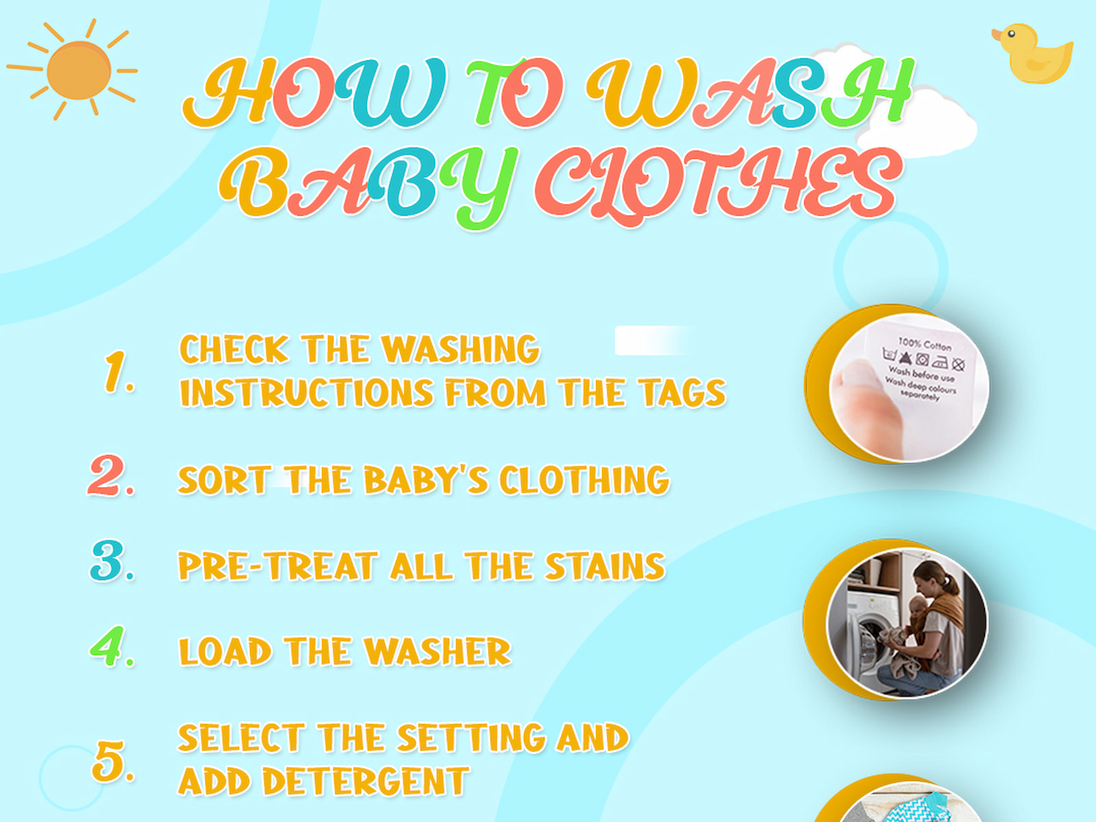 How to Wash Baby Clothes A complete guide by True Fresh on Dribbble