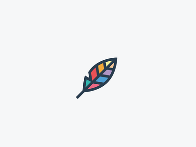 Quill Leaf logo mark