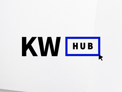 KW Hub logo concept hub logo online resource