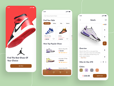 E-Commerce Mobile app app app design branding design e commerce app mobile app shoes ui ui design ux ux design