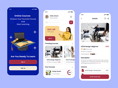 Online Courses -Mobile App