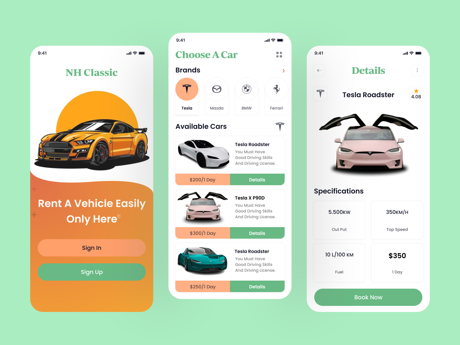 Car Rental Mobile App by Najmul Hasan on Dribbble