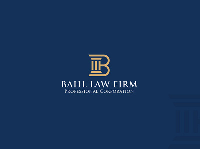 Bahl Law Firm Logo branding business card classic logo creative logo logo logo design logodesign modern logo simple logo unique logo visiting card