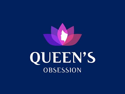 Queen's Obsession branding classic logo creative logo design logo logo design logo queen logodesign makeup makeup logo modern logo queen queen branding queen logo queens obsession woman woman logo