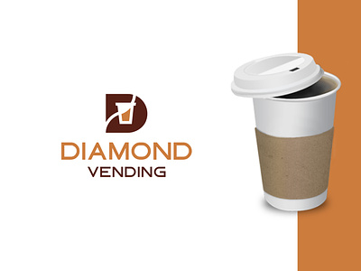 Diamond Vending brand identity branding classic logo coffee coffee bean coffee logo coffee vending logo creative logo design logo logo design logodesign modern logo unique logo vending machine vending machine logo