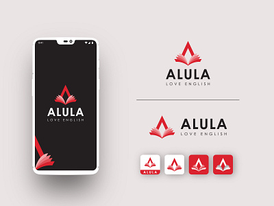 Alula - Love English branding classic logo creative logo icon logo logo design logodesign modern logo simple logo unique logo