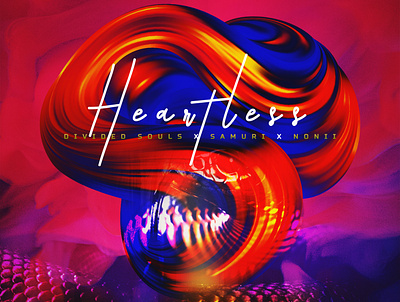 Heartless album art album cover coverart graphic design graphicdesign