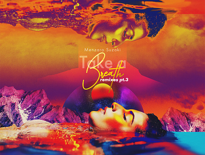 Take a Breath album art albumart albumcover coverart graphic design graphicdesign