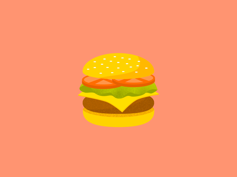 Burger by János Zoltán Kovács on Dribbble