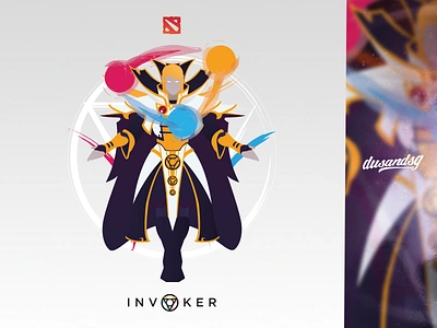 Invoker - Dota 2 design dota2 games illustration print