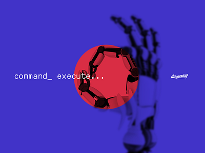 CMD EXECUTE. Project Phase 001 branding design logo robotics ui ux wireframe