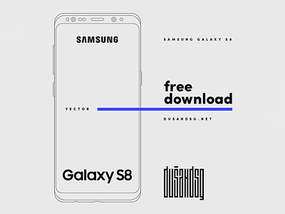 Samsung Galaxy S8 - Free Vector ai eps free galaxy s8 galaxy s9 illustration mockup pdf samsung samsung galaxy svg vector
