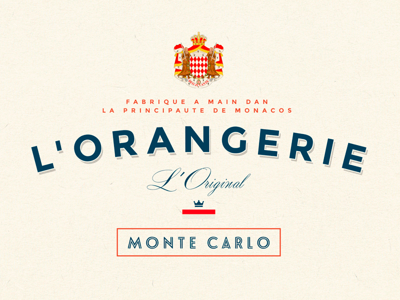 L'Orangérie branding gif packaging