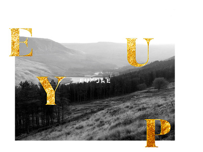 Ey Up brand brand identity concept editorial typography yorkshire