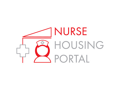 Nurse Housing Portal Logo branding design graphic design healthcare logo nursing