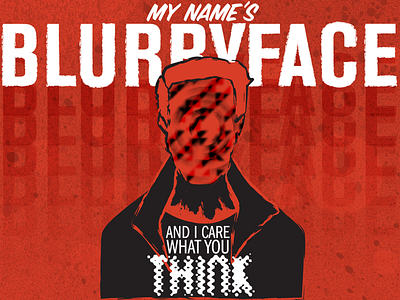 Blurryface blurryface design for fun graphic art lyric illustration stressed out twenty one pilots typography song lyrics