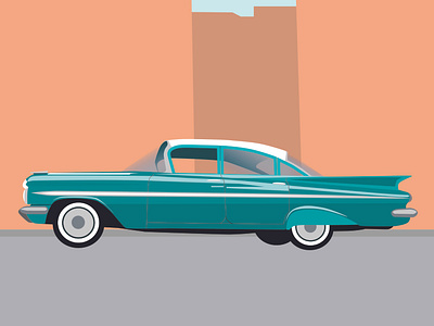 Vintage Car Illustration