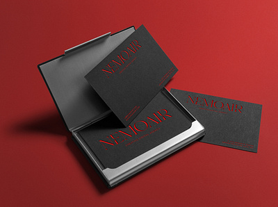 Nemoair Business Card branding business card design graphic design typography visual identity