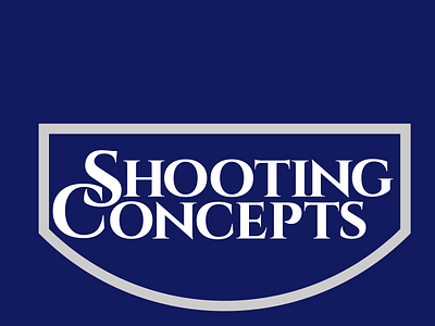 Shooting Concepts Logo Design branding firearm logodesign typographic wordmark logo