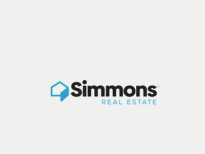 Simmons Real Estate branding flat hospitality house logo icon logo real estate realtor logo typography ui united kingdom ux vector