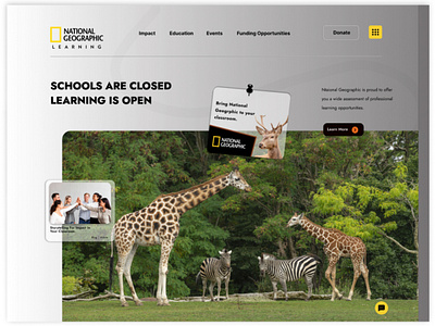 National Geography Learning Landing Page