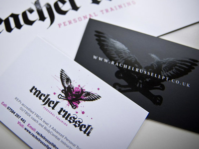 Logo design and print using spot UV business card logo spot uv