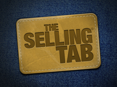 The Selling Tab denim label leather tab