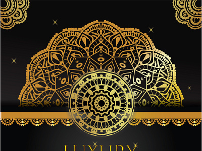 LUXURY MANDALA Design art background branding design drawign graphic design mandala motion graphics vector
