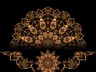 Mandala Design 3d animation art background branding design graphic design illustration mandala motion graphics vector