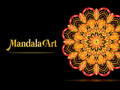 Mandala Art 3d art background branding design graphic design illustration mandal motion graphics vector