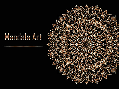 Mandala Art 3d art background branding design graphic design illustration logo mandala vector