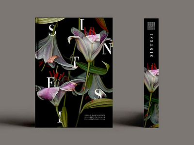 R. I. P.01 - SINTESI Book cover - Concept 1/2 . book bookcover cover flower graphic design sintesi typography