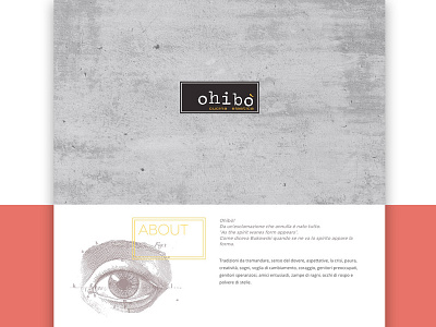Ohibò - Restaurant Website food web landing onepage onepagelover responsive ui ux webdesign wphack