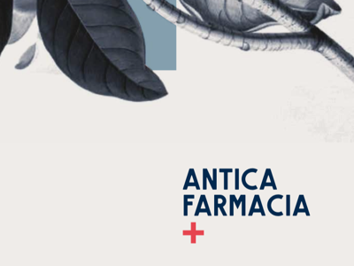 AF+ Leaflet detail antica farmacia botanica graphic design leaflet naftastudio poster