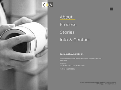 C&A Concept - Corporate Menu Modal animation fuelformind invision studio modal naftastudio sketch ui web design webflow
