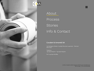 C&A Concept - Corporate Menu Modal