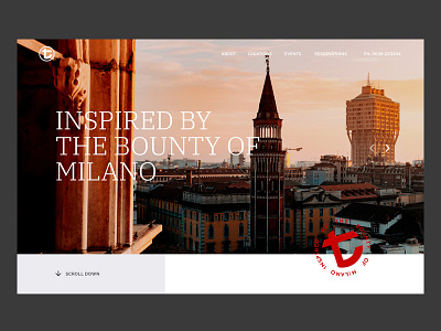 Tommasi Milano - Hero slider step 1 css grid fuelformind interaction nafta studio slider ui web design webflow