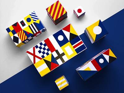C&A packaging - Nautical Flags