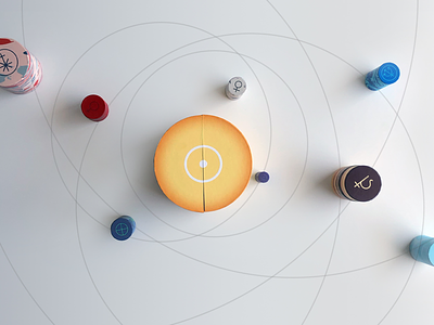 Solar system - round boxes pack special edition