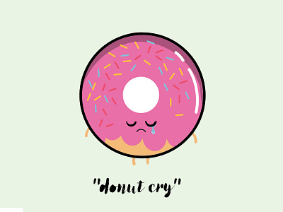 Donut Tears donut fast food illustration